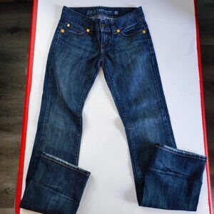 Guess Women's Straight Leg Jeans - Dark Blue